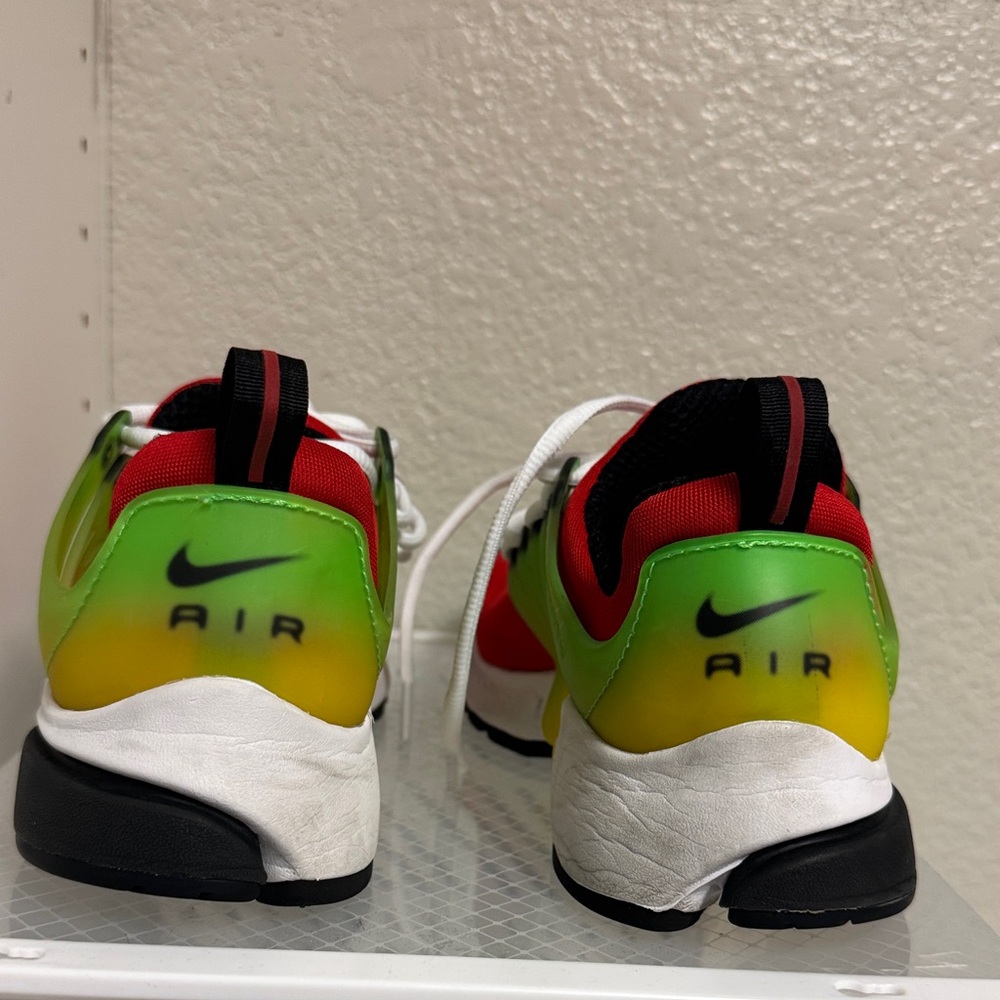 Custom Nike Men or Women Sneakers - Red, Green, Yellow